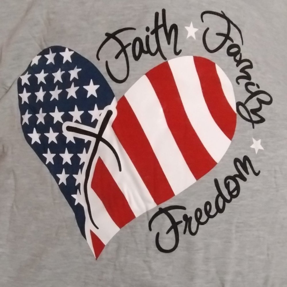 4/20 Patriotic (XL) Faith Tee